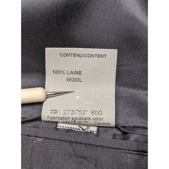 J.Crew Blazer Men Size 44L Pinstriped 100% Wool Sportcoat Preppy Office Academia - Picture 8 of 16